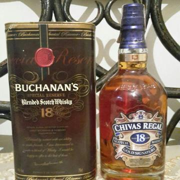 Whisky Buchanans Y Chivas Regal 18 Años