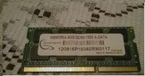 Memoria Ram Laptop DDR3 8 GB ADATA
