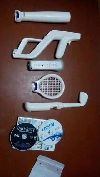 accesorios para wii mas un control