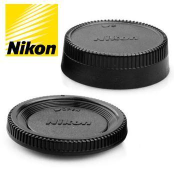 Kit 2 Tapas Nikon, Tapa Trasera De Lentes Y Tapa De Cámara