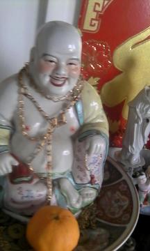 Buda Porcelana China 40cms Altura, Imp