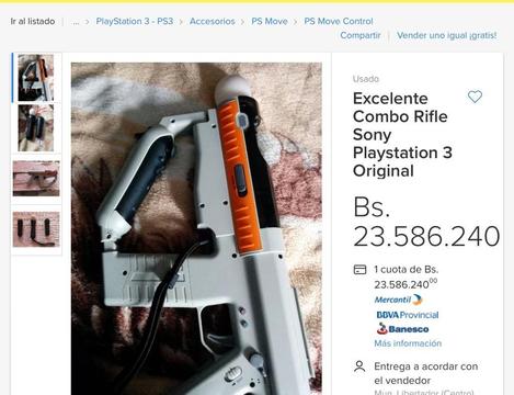 Pistola de Ps3 Nueva
