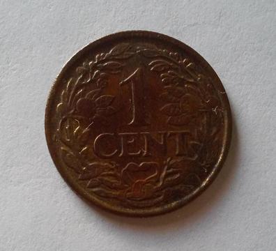 Monedas De Colección De K. Der Nederlanden. 1 Cent. Año 1925
