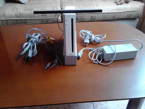 Nintendo Wii Lectora Dañada cables sensor bolso viajero
