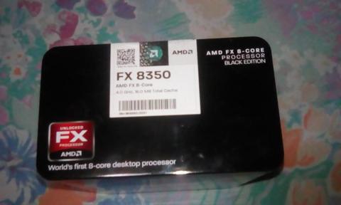 Procesador Amd Fx8350 Black Edition 4ghz