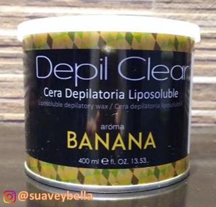 Cera Uso Profesional Depil Clear, Liposoluble, presentación lata de 400 ml Italiana