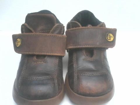 zapatos gigetto para niño talla 25 color marron usados en excelentes condiciones