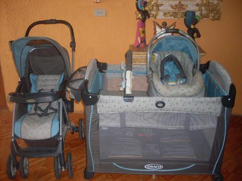 Combo Graco Coche, Corral y Portabebe **SOLO POR HOY**