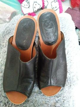 Zandalis Tipo Sueco Casi Nuevos de Piel