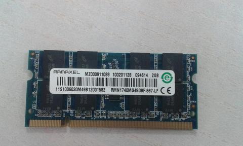 Memoria Ram 2gb Ddr3 Ramaxel