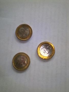 Monedas Borde Dorado de 1 Año 20070912
