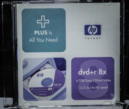 DISCOS DVD VIRGEN: DvdR 8x. Hp. Nuevos. En Caja Acrilica
