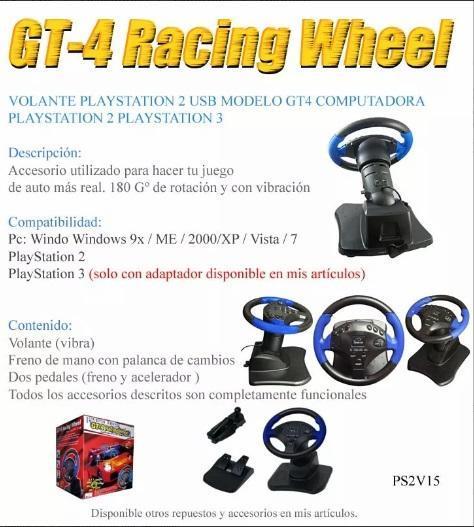 Volante para ps2, ps3 y pc