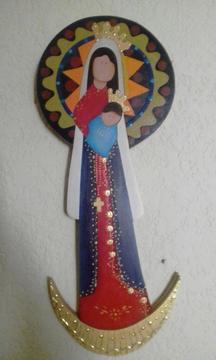 Vendo Virgen de La Chinita en Mdf