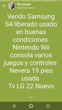 Celular S4 Wii Nevera