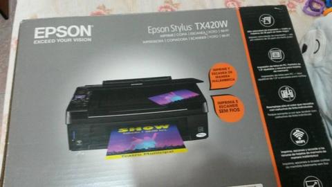 Vendo Impresora multifuncional Epson stylus tx 420w