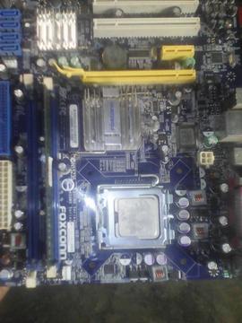 tarjeta madre ddr2 y procesador Intel DualCore 2.88ghz