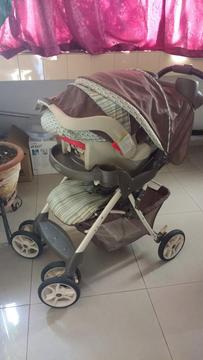 Coche Y Portabebé Graco Poco Uso!