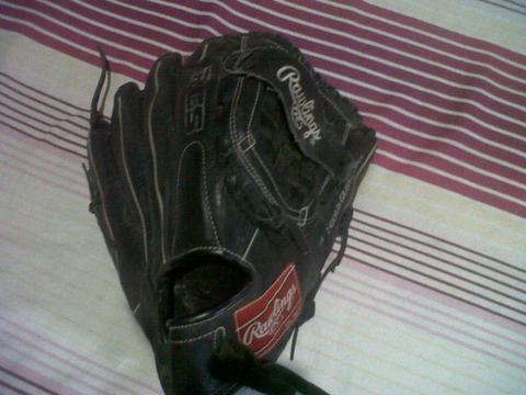guante rawlings negro de beisbol