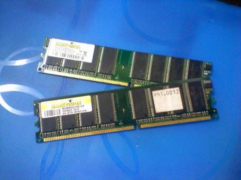 MEMORIAS DDR 400 1GB