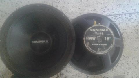 BAJOS 18 MARCA SONIMAX OPERATIVOS FUNCIONALES