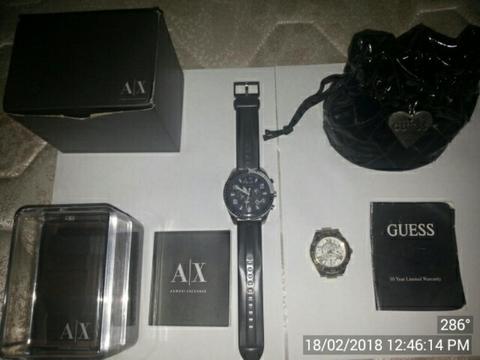 Reloj Armani Exchange Original Y Guess