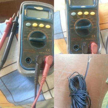 Tester Eléctrico Y Cable de Extensión