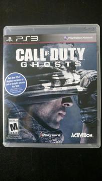 CALL DUTY GHOST PS3 USADO EN ESTUCHE