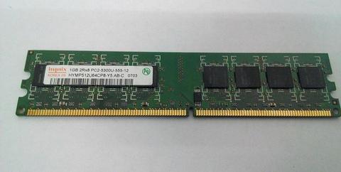 Memoria RAM DDR2 De 1Gb PC2 MARCA HYNIX Para Pc De Escritorio