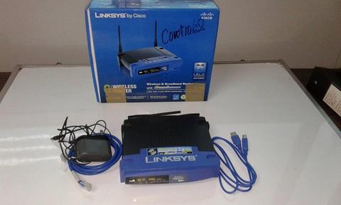 Router Wifi Linksys by Cisco Modelo WRT54GS 24GHz