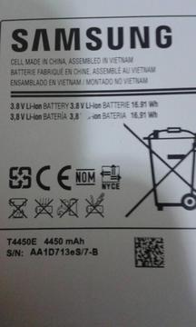 Batería nueva impecable, sin uso para Tablet Samsung TAB 3
