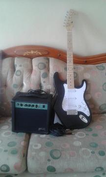 Guitarra Electrica con Amplificador