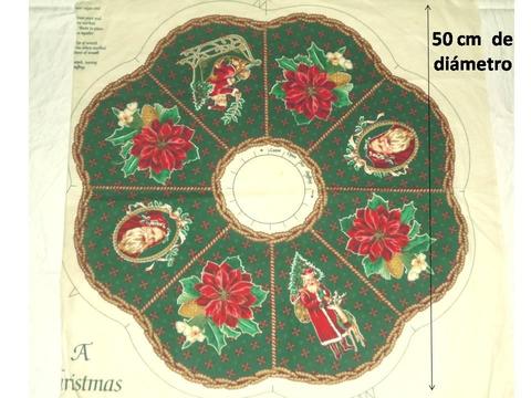 Guirnalda o Corona Navideña en Tela de Navidad, Manualidades