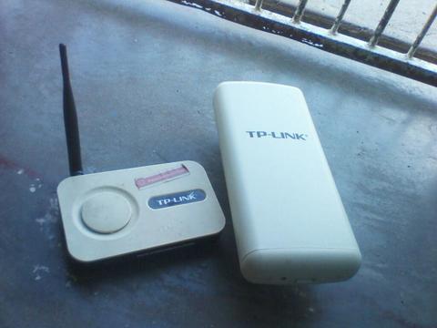 Antena tp link exteriores y router wifi
