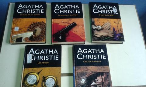 5 Libros de Agatha Christie todos por el precio indicado