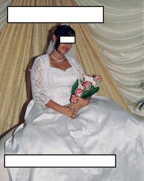 vestido de novia talla M