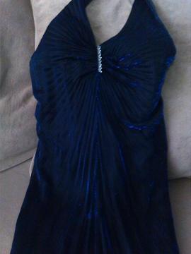 Vestido largo Azul Oscuro importado