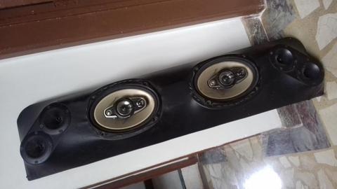 triaxiales pionner originales con su tabla en cuero y 4 twester