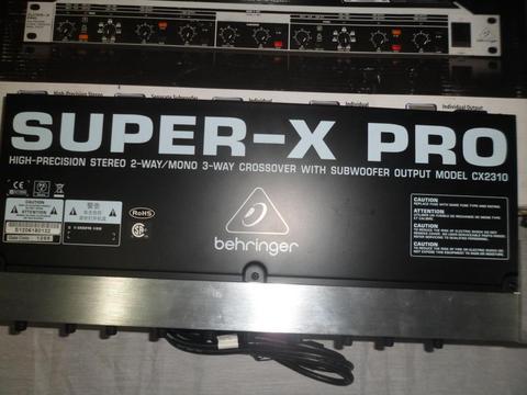 CROSSOVER BEHRINGER SUPER XPRO CX 2310