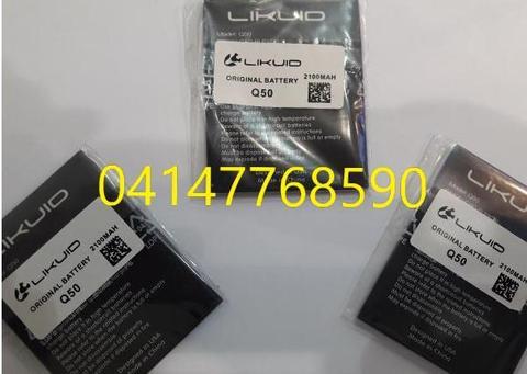 BATERIAS DE LIKUID Q50 NUEVAS Y ORIGINALES ENTREGAS PERSONALES EN EL CENTRO DE BARQUISIMETO