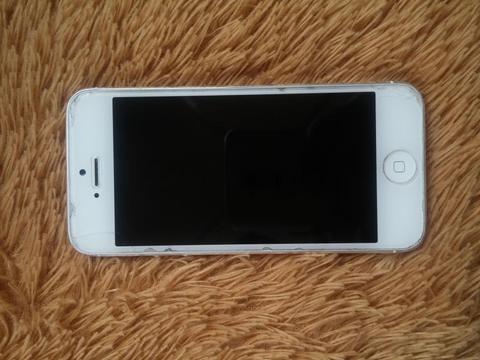 Iphone 5 blanco 16gb libre icloud