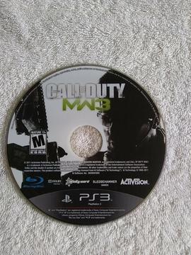 Ps3 Call Of Duty Mw3 sin Portada