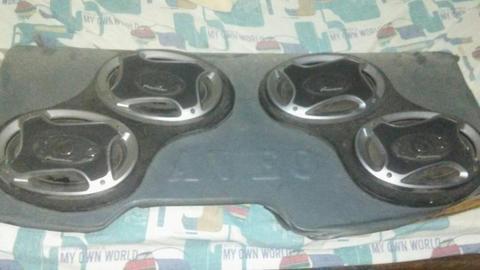 VENDO 4 CORNETAS PIONER USADAS COAXIALES 4 WAY 6X9 460 W