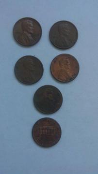 Monedas De Estados Unidos One Cent Colección