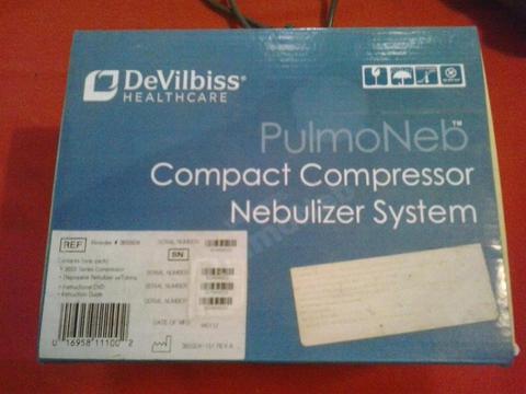 Compac compressor nebulizer system. Portatil
