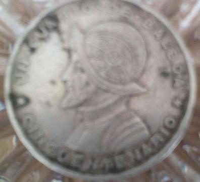 Un Cuarto de Balboa Moneda de Coleccion