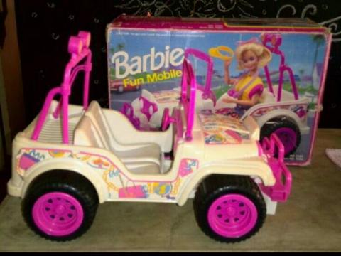 Jeep de Barbie Niñas Juguete Original