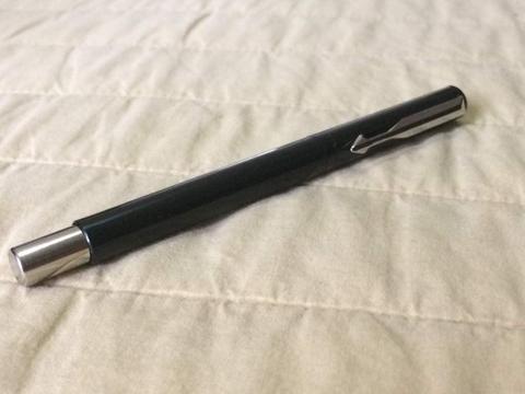 Parker Bolígrafo Original Made in Usa Tinta Negra Plástico Negro