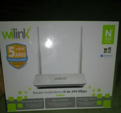 Routers Dos Antenas Marca Wilink Nuevo
