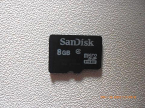 Memoria Micro Sd 8gb Marca Sandisk